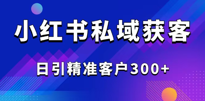 2025年小红书引流与精准获客技巧_日引300+优质客户全攻略S-小熊猫资源网